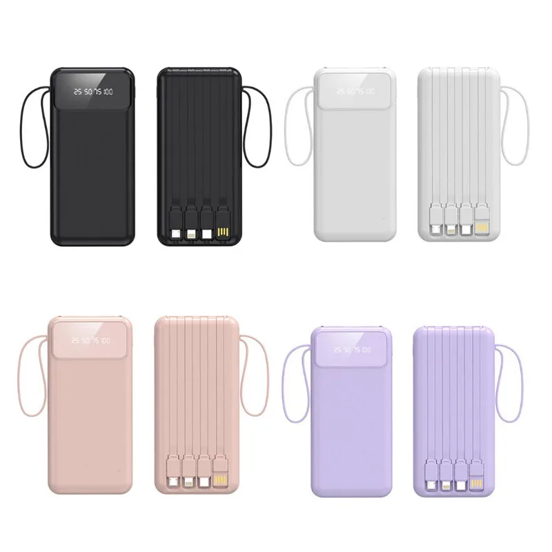 4 Built in Cable Powerbank
