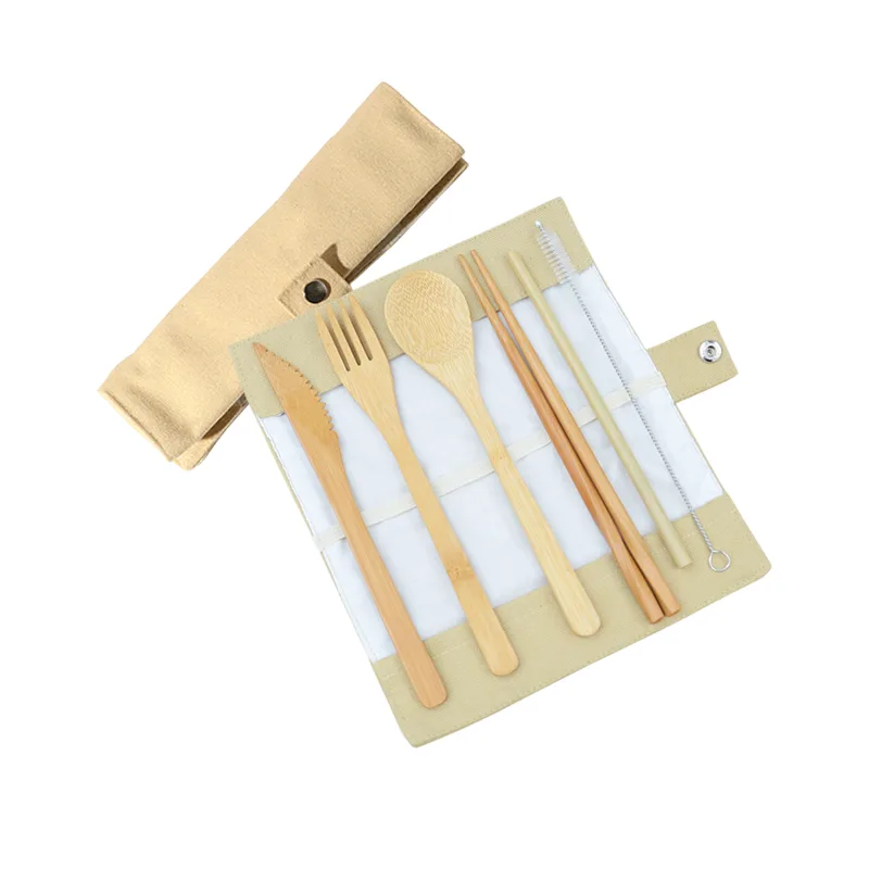 Eco-Friendly Bamboo Cutlery Set