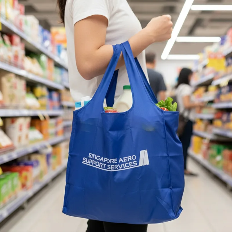 Foldable Grocery Bag with Pouch