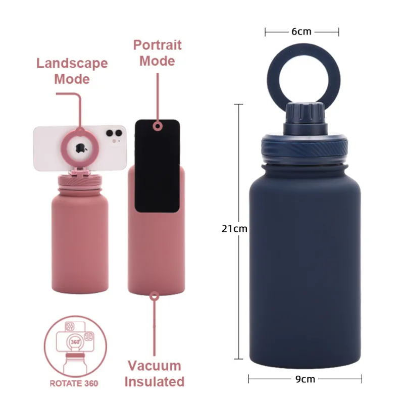 Insulated Water Bottle (with Magsafe Phone Holder)