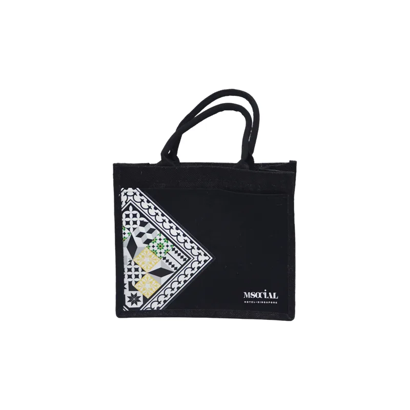 Jute Bag with Pocket